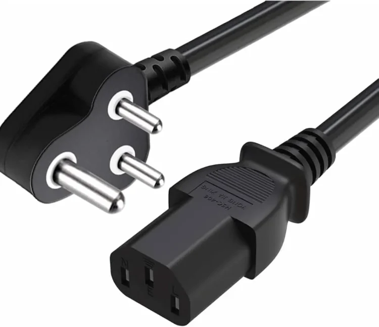 3 Pin AC Power Cord Cable with C13 Female Connector - 10A 250V - 1.5 Meter