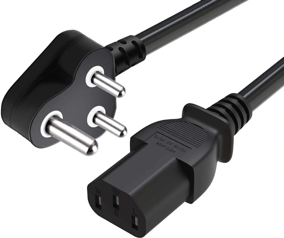 Heavy Duty Computer Power Cable Cord for Desktops PC and Printers/Monitor SMPS